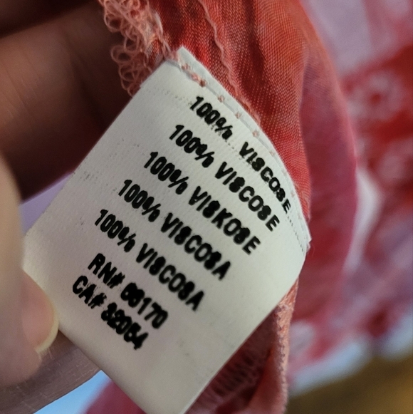 AnthropologieBI-nk London Lia Shibori Kimono Pink Tie Dye - Picture 4 of 9